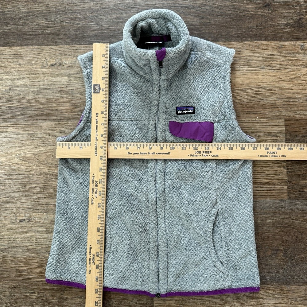Patagonia Re Tool Style Gray Purple Vest Women's Sz S Gorp Hiking Outdoor Mexico - Picture 6 of 8